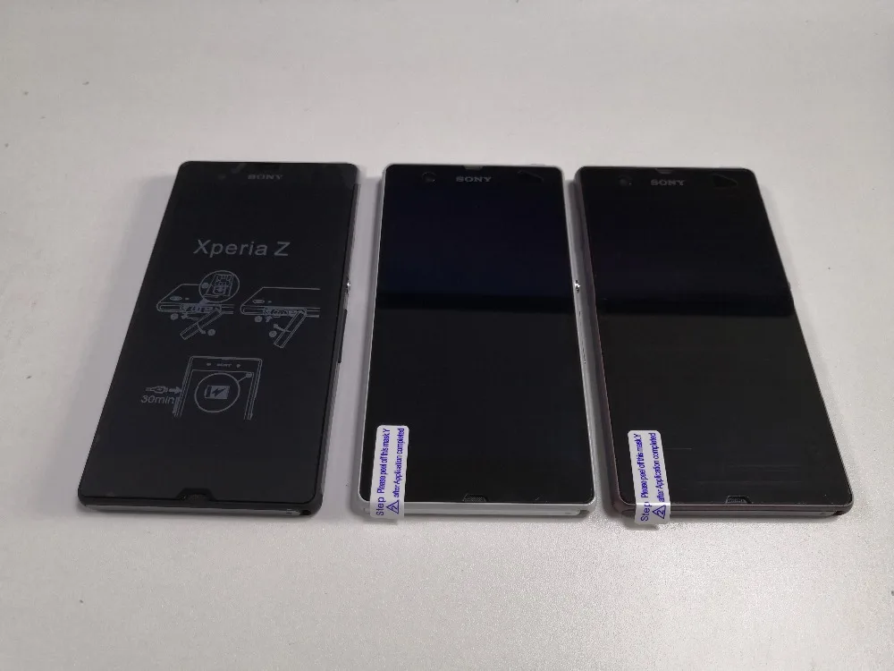 Мобильный телефон sony Xperia Z L36h C6602 C6603 3G и 4G, четырехъядерный сенсорный экран 5,0 дюйма, 2 Гб ram, 16 ГБ rom с камерой 13,1 МП