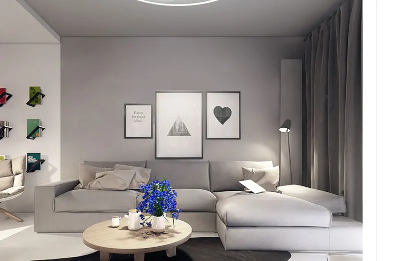 Современный светодиодный потолочный светильник для дома, гостиной, спальни, светильник, белая+ черная акриловая люстра, потолочный светильник