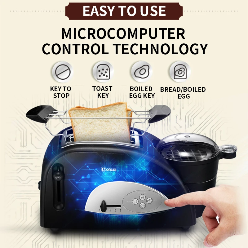 Bread machine breakfast machine toaster household toaster automatic multi-function breakfast XB-8002 1200W