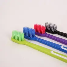 Взрослая ультра мягкая спиральная зубная щетка с противоскользящей ручкой Экологичное отбеливание зубов Гигиена полости рта уход случайный цвет