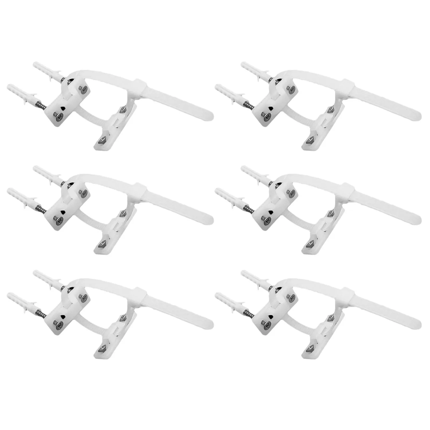 Baby Safety 6 Set Furniture Anti-tip Straps Prevention Device for Kids Children Falling Furniture Prevention Device Protection C furniture anti tip device
