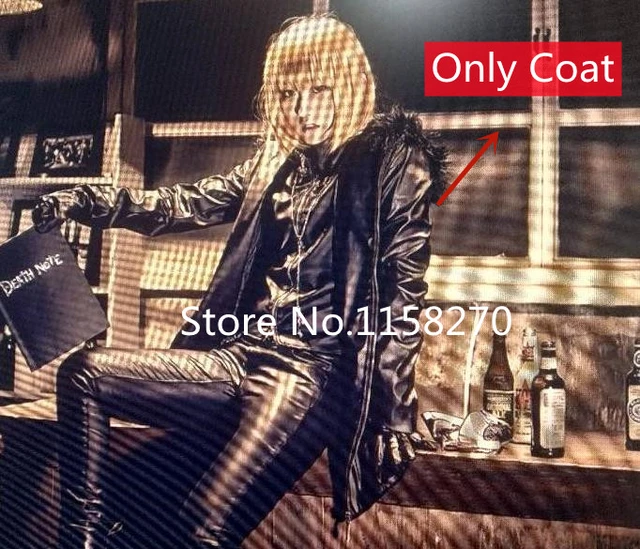 Death Note Mello Mihael Keehl Jacket Cosplay Coat Costume Material:Faux  leather