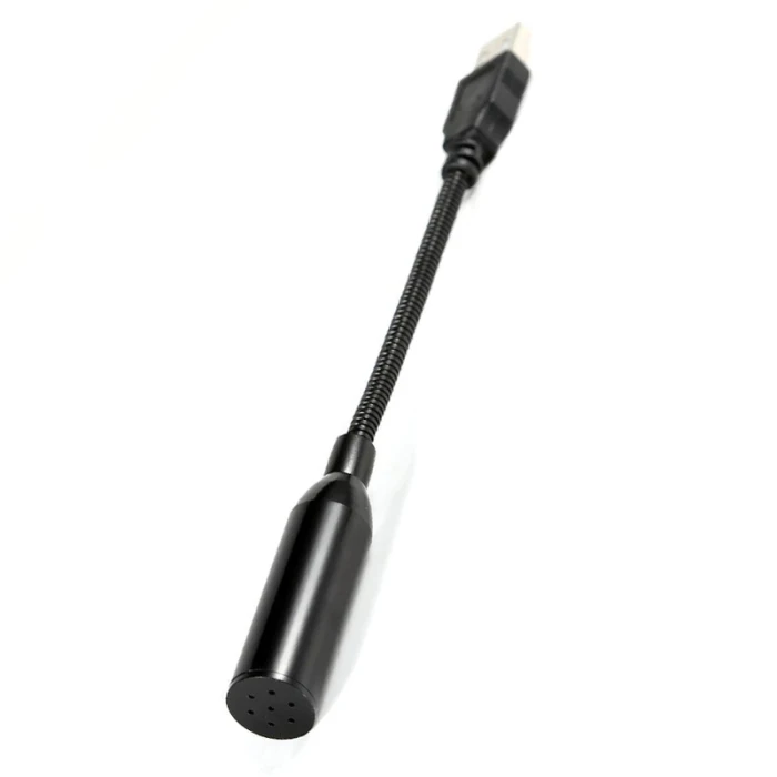 Мини USB микрофон гибкий гусиная шея Аудио микрофон для портативных ПК FKU66