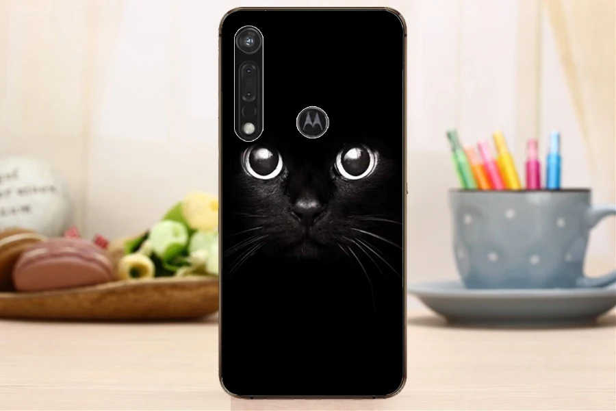 Чехол с узором для Moto One MACRO 6,2 дюймов, мягкий ТПУ чехол для телефона, задняя крышка для Moto One Macro Funda Coque