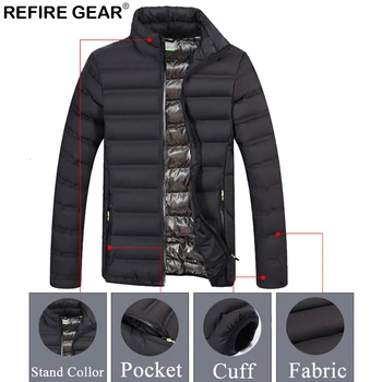 

Refire Gear Sport Winter Jacket Men Trekking Outdoor Thermal Warm Camping Windproof Windbreaker Climbing Skiing Hiking Male Coat