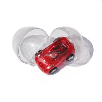 

Transparent Plastic Surprise ball capsules toy with inside different car toy vending machine In Shilly Egg Balls Random Color