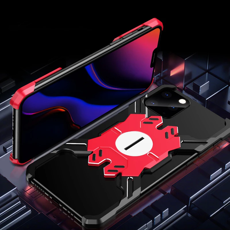 Для Apple iPhone 11 Pro Max металлический чехол Роскошный механический чехол для телефона iPhone 11 Pro