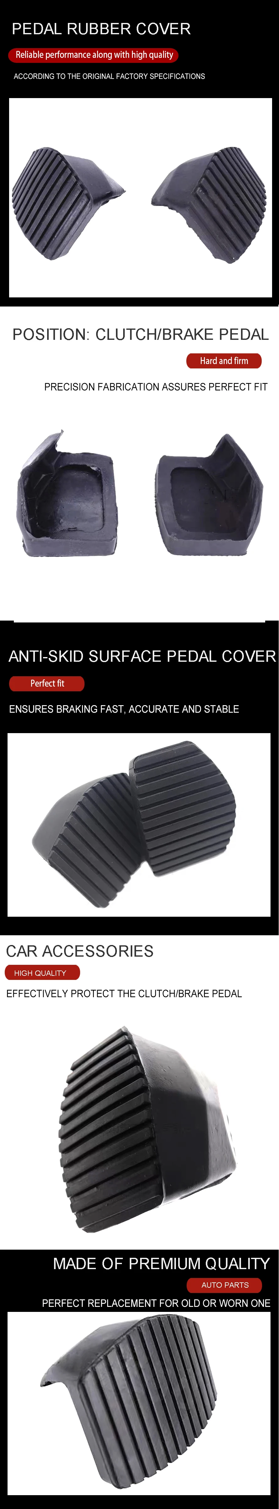 Anti-Skid Superfície Pads Capa, Fit para Peugeot