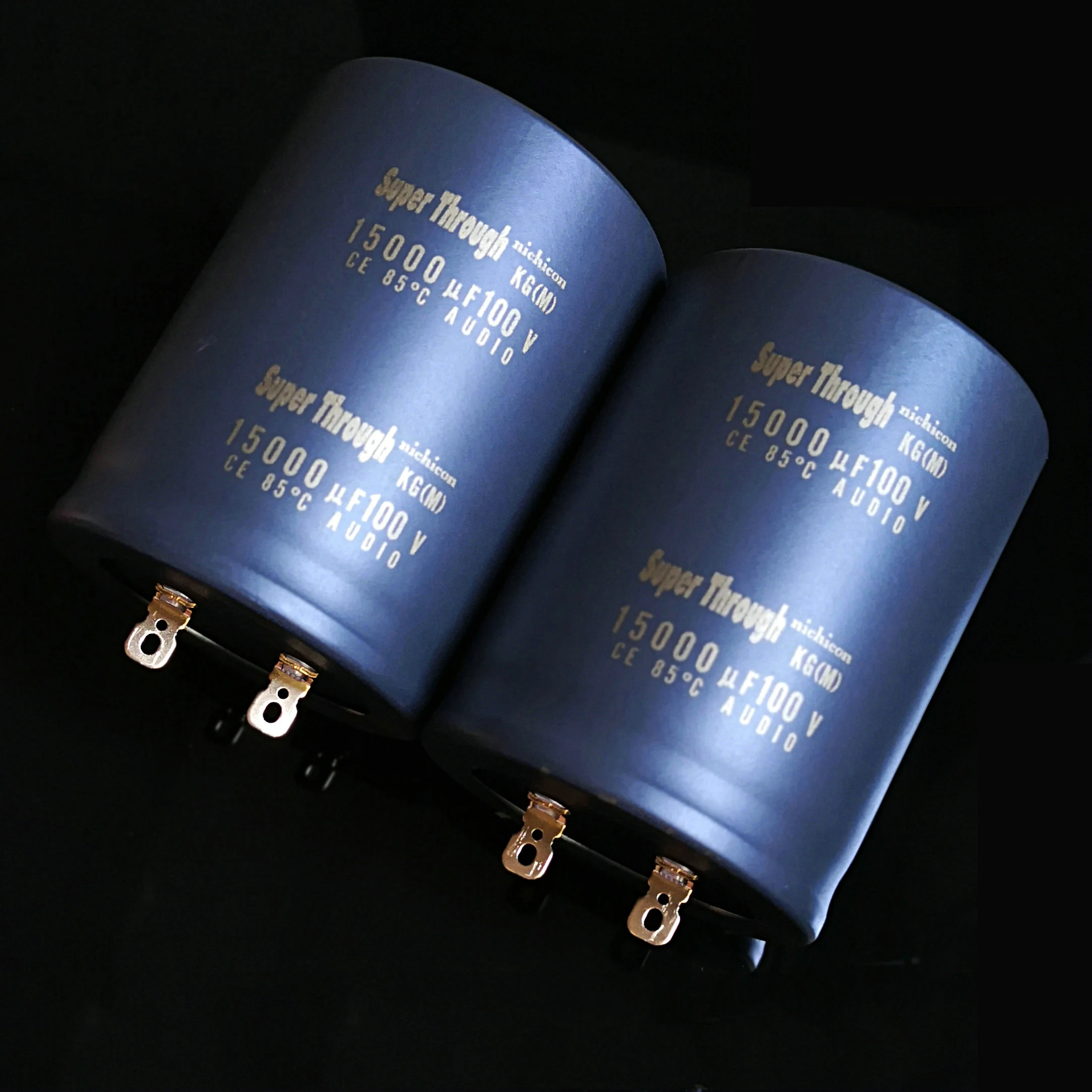 2 шт NICHICON Кг супер через 100V15000UF 76x100 мм 15000 мкФ 100V кг аудио усилитель фильтрации 15000 мкФ/100 V Золотые ноги 15000U