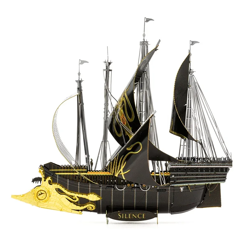 

3D Metal Puzzle Silence Model KITS DIY Laser Cut Assemble Jigsaw Toy Gift for Children