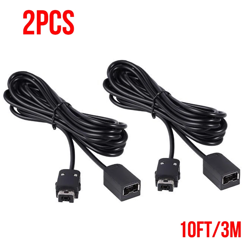 Cavo Di Prolunga Controller Classico Nes 2Pcs 10Ft/3M, Wii U / Wii / Nes Classic Edition Controller Cavo Filo Gamepad