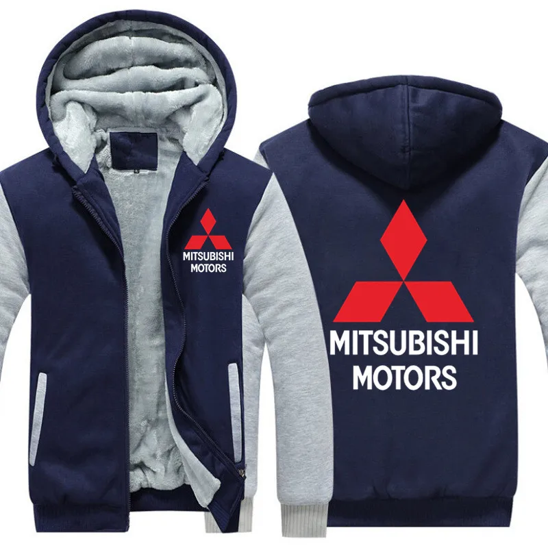 Новинка, размер S-5XL,, новые толстовки mitsubishi, зимняя мужская куртка, унисекс, повседневная, шерстяная подкладка, флисовая Мужская куртка, толстовки, пуловер