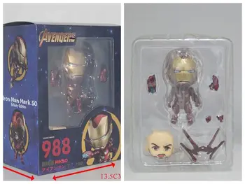 

Avengers Endgame 4 Iron Man Mk50 988 cute Ironman Mark50 PVC Action Figure Collectible Model Toys Gift Doll