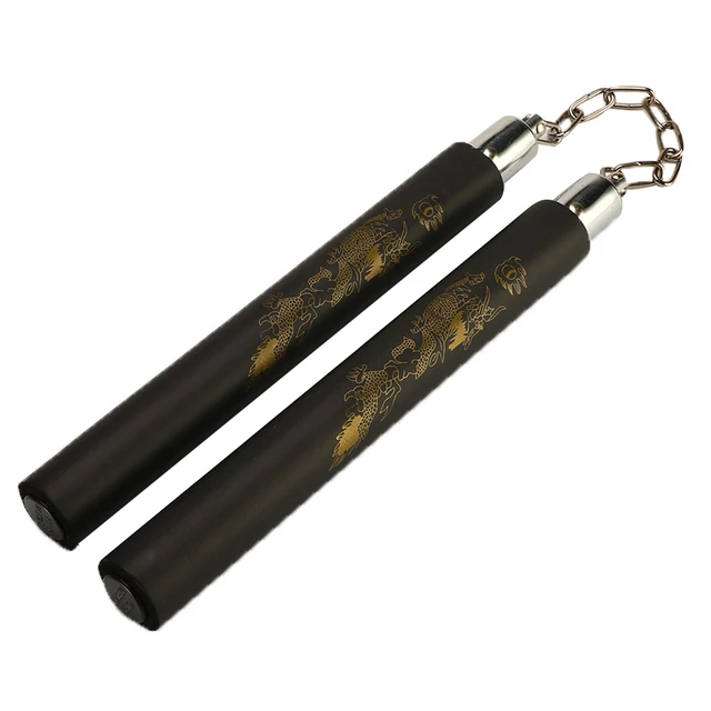 Martial Arts Foam Nunchucks Practical Weapon Foam Stick Metal Chain Safe Sponge Nunchucks For Taekwondo Beginners Practice Martial Arts Aliexpress