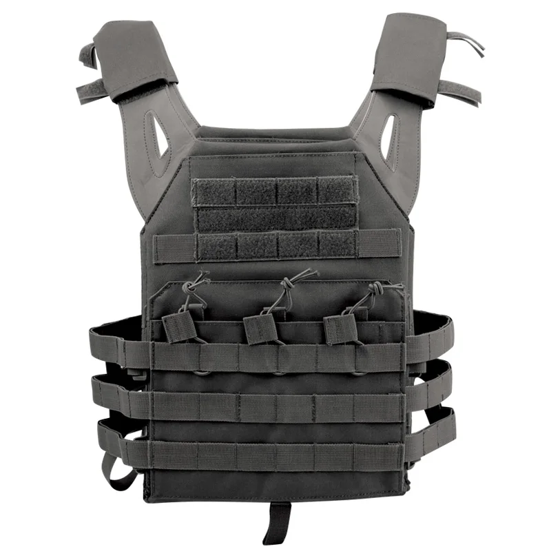 Тактический жилет ActionUnion, бронежилет, JPC, Molle Plate Carrier, боевой жилет CS, игра, пейнтбол, военное защитное оборудование - Цвет: Black
