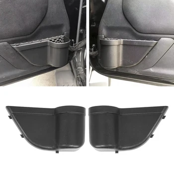 

2pcs New 2019 Auto Door Pocket Front Door Storage Pockets Organizer Box Fit for Jeep Wrangler JK 2011-2017
