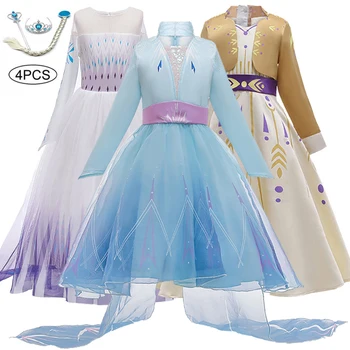 

2020 Baby Girls Halloween Clothes Girls Dress Kids Dresses For Girls Cosplay Costume Christmas Girl Wedding Party Princess Dress