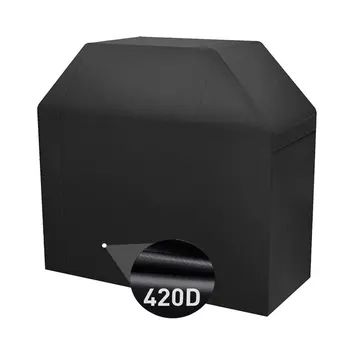 

Waterproof gas grill cover Special anti-fading and anti-ultraviolet materials Durable and convenient black