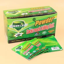 Cockroach Killer Leaf-Powder Bait Pest-Control Green 10-Packs DSD666