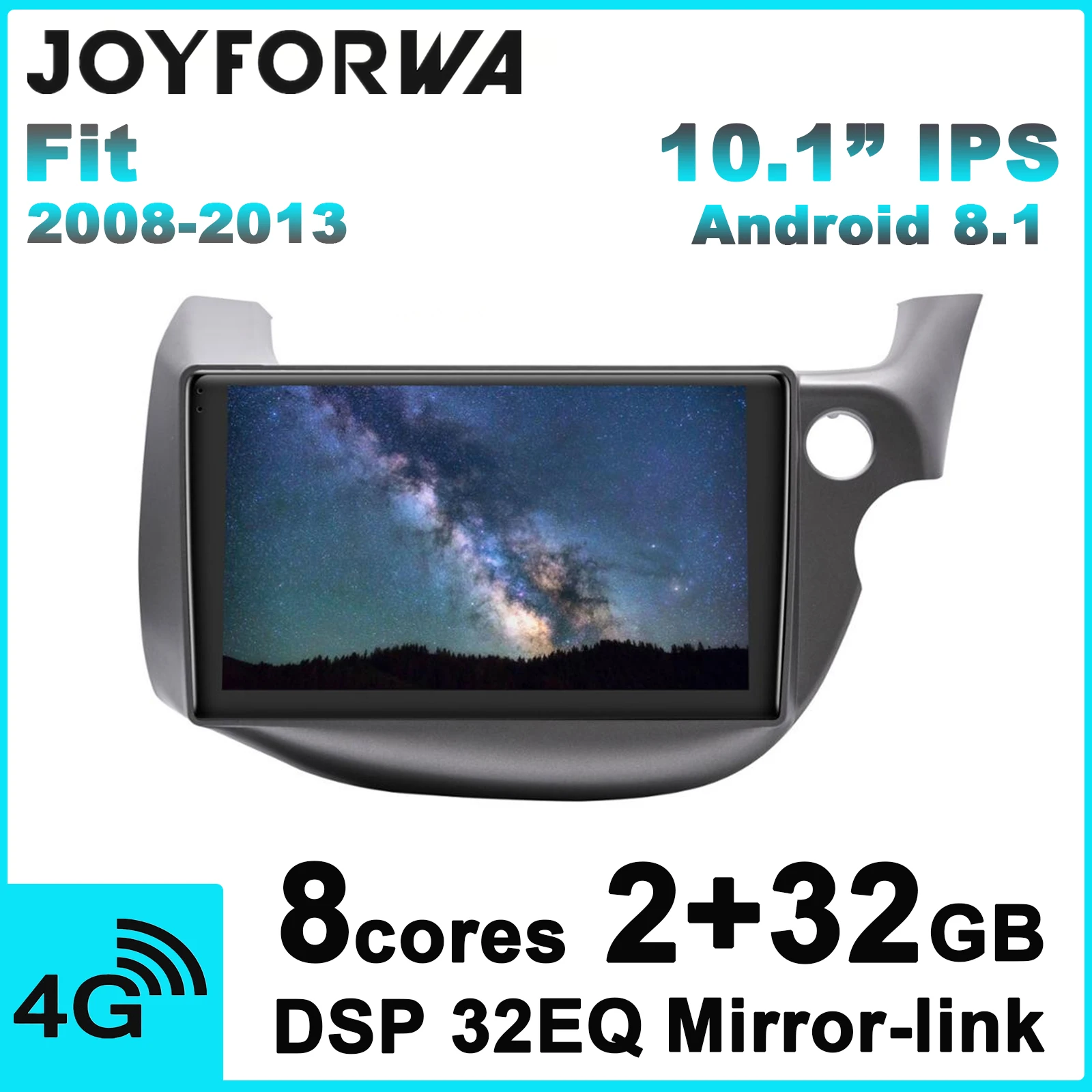 DSP SPDIF 10 1 &quotAndroid 8 мультимедийное радио для Honda Fit 2008-2013 правый Привод gps зеркало