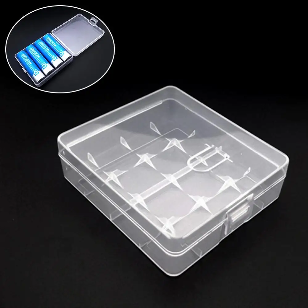 NEW Soshine Portable Hard Plastic Case Holder Storage Box for 4 x 18650 Batteries |