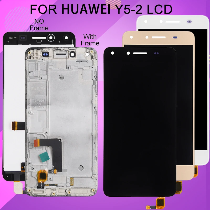 Catteny 1 шт. Y5 II LCD для Huawei 2 Lcd Y5II дисплей сенсорный экран дигитайзер сборка с рамкой