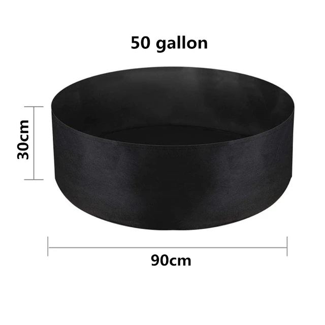 Black 50 gallon