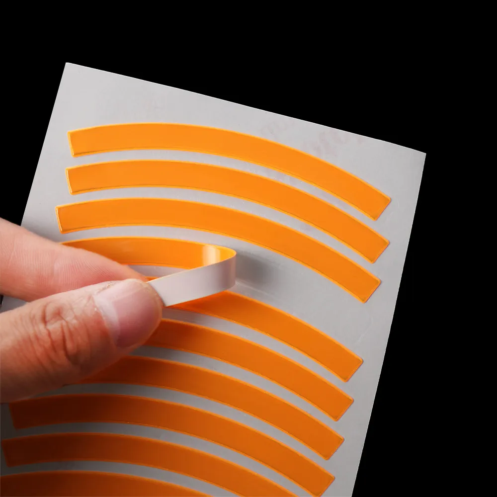 10Pcs Children's Balance Bike Reflective Sticker Wheel Decals Reflective Tire Applique Tape Safety Stickers Bicycle Accessories