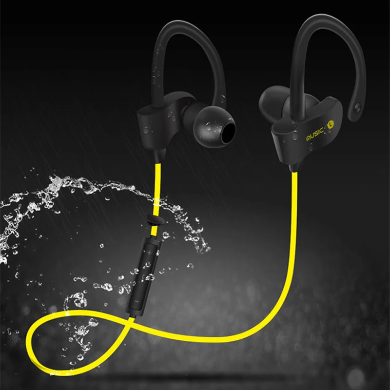 kowkaka S4 Sport Bluetooth Headset Wireless Earphone Sport Earbuds Running Stereo Earbuds with Mic for iphone 11 Pro XR Max 7 8