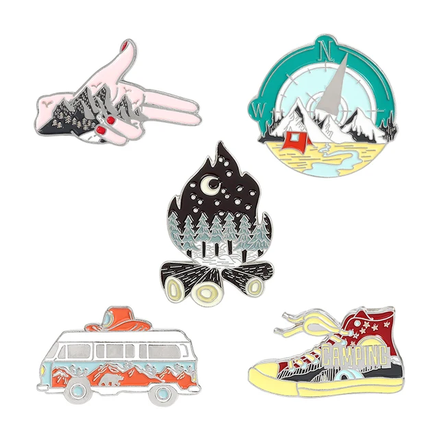 Miss Zoe 4~14pcs/set Cartoon enamel pins set Fairy tale Brooches Denim coat backpack Lapel Pin Badge Cute Animal Jewelry Gift set1