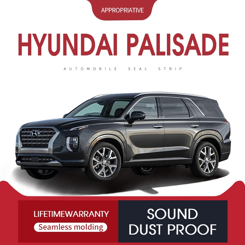 For Hyundai PALISADE car sealing strip car door noise insulation
