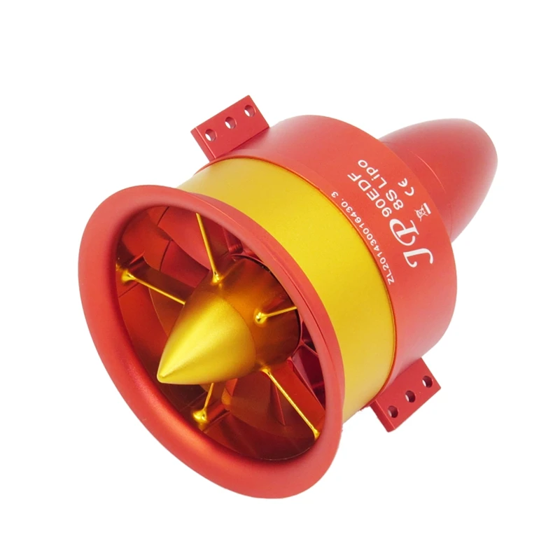 90 мм 4250 1750KV 6S канальный вентилятор с бесщеточным двигателем для RC EDF Jet AirPlane