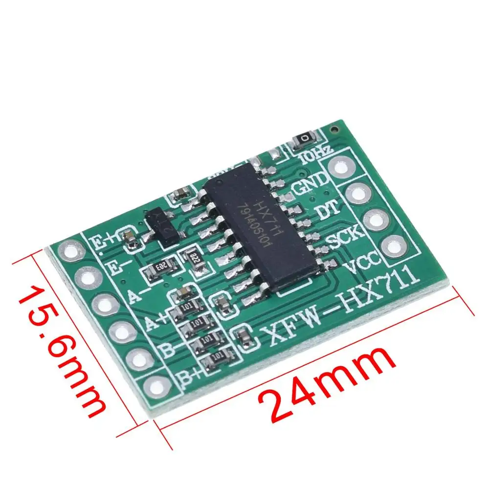 TZT для Arduino двухканальный HX711 весом датчик давления 24-бит точность A/D Модуль DIY электронные весы