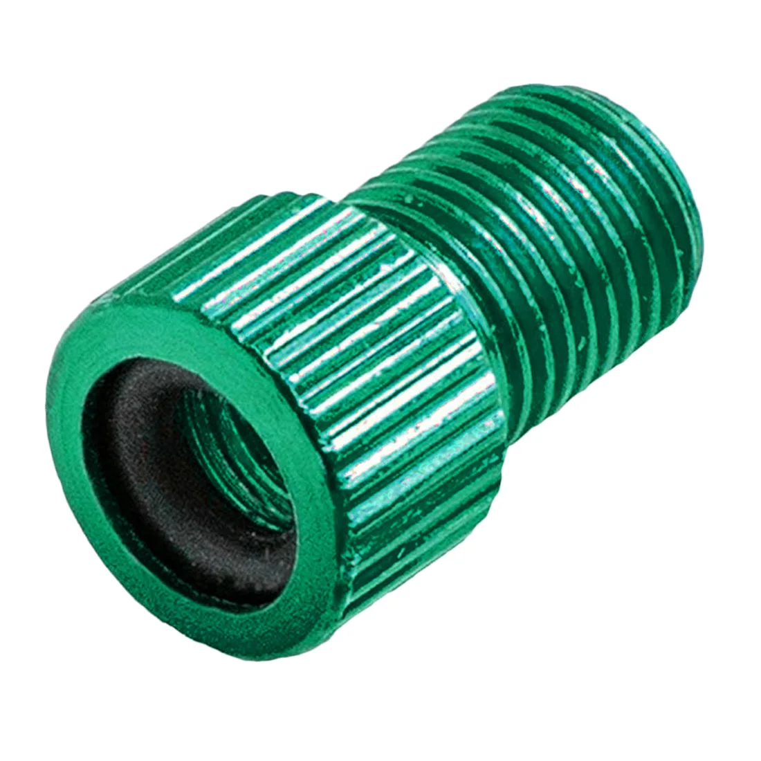 5 шт Presta Schrader адаптер клапана велосипеда воздушный насос дорожный велосипед шинный газ труба инструмент - Цвет: Green