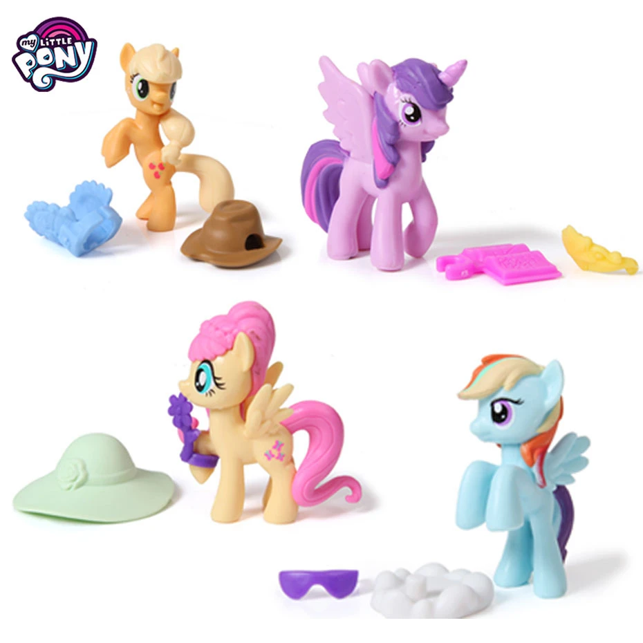 Hasbro игрушки мой маленький пони Баоли набор друзей радуга нежная девушка игра дом