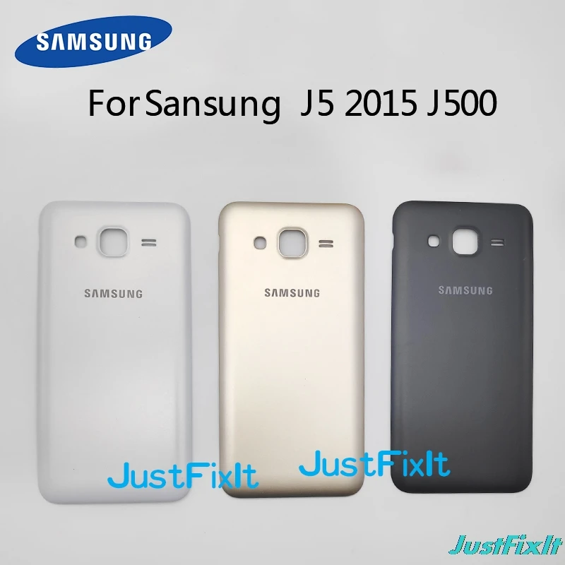 Оригинальная новая крышка батареи для Samsung J5 J500 J500H J500F 2015 DUOS Задняя чехол|cover for