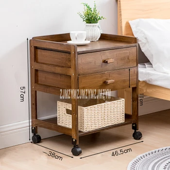 

Bedside Table Modern Simple Small Multifunctional Storage Rack Storage Cabinet Bedroom Furniture Home Furniture 57 * 38 * 46.5cm