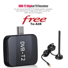 DVB-T2/DVB-T микро USB ТВ-Стик тюнер TDT для Android телефона планшета цифрового ТВ-рецептора Full HD tv Recevier DVB T2 FAT USB 2,0 HD