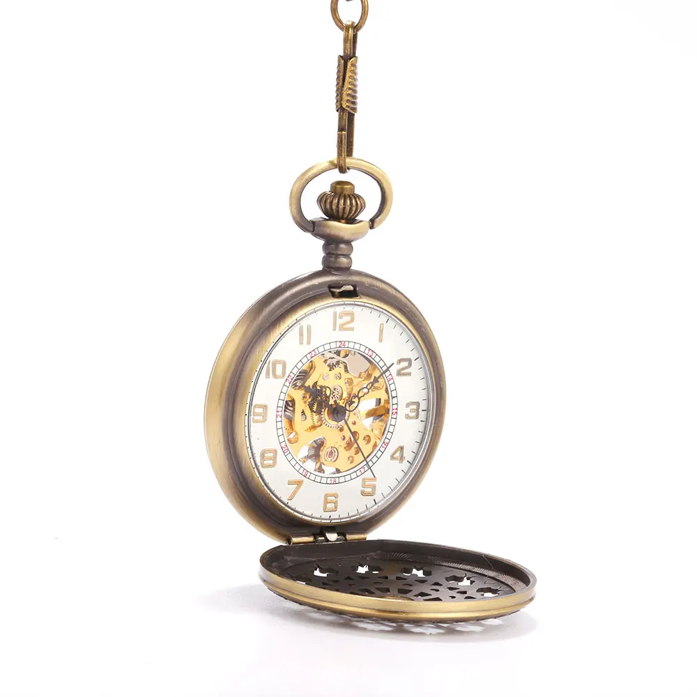 Механические карманные часы Бронзовый паук сетка карманные часы ретро узор личность креативный изысканный подарок карманные в