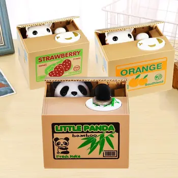 

money box cute Panda cat money bank piggy bank safe deposit box stole money bank box piggy bank coin banking boxes bank