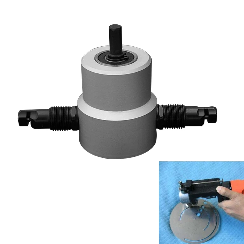 

Double Head sheet cutting hine / bit attachment metal plate cutter