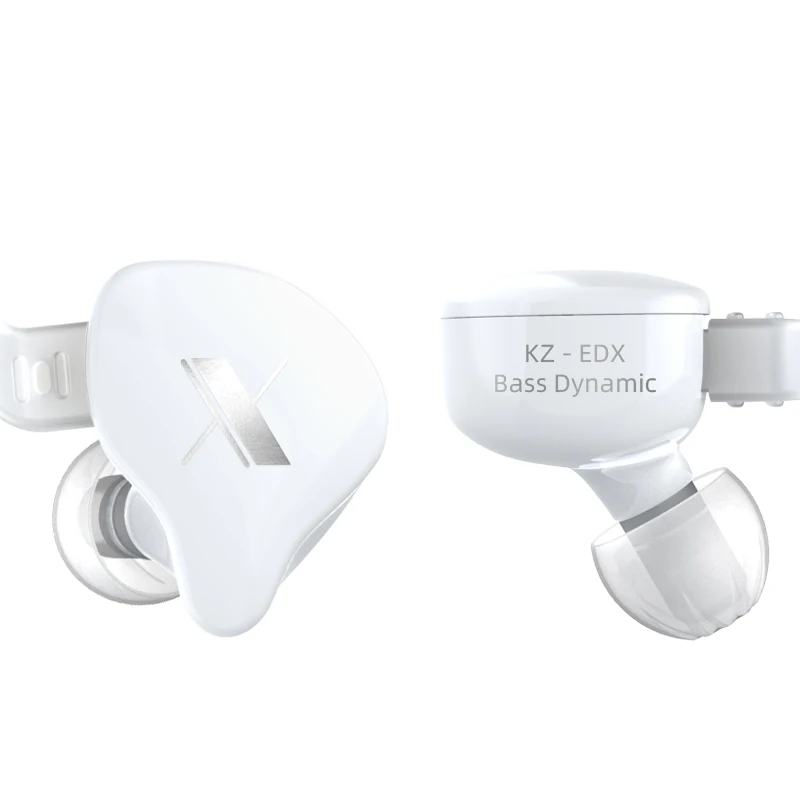 KZ EDX Earphones 1 Dynamic HIFI Bass Earbuds In Ear Monitor Headphones Sport Noise Cancelling Headset 3