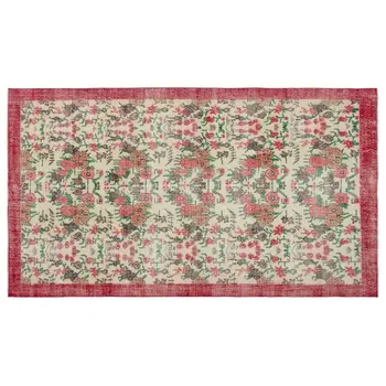 

Handmade Natural Vintage Turkish Area Rug 163x282 Cm-5'4''X9'3''
