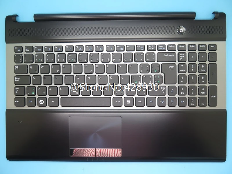Подставка для ноутбука и клавиатура samsung RC530 Чешский CZ BA75-03202A верхний чехол с