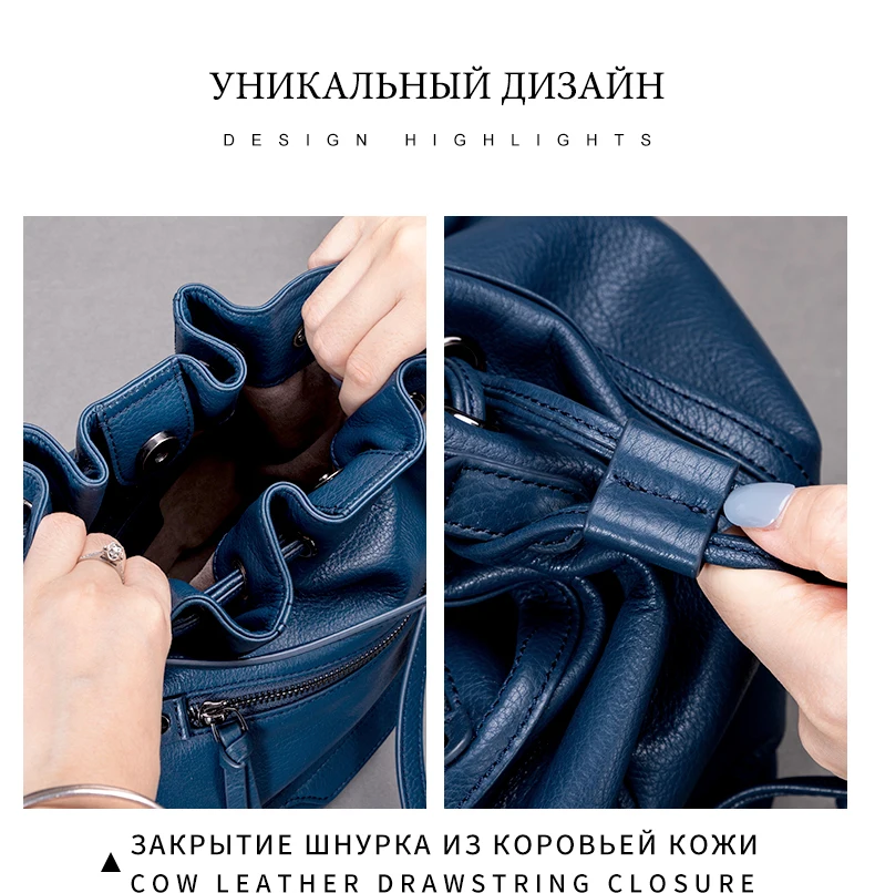 GIONAR, мягкая натуральная коровья кожа, сумка-мешок на шнурке для женщин, дизайнерские роскошные сумки, высокое качество, сумки через плечо