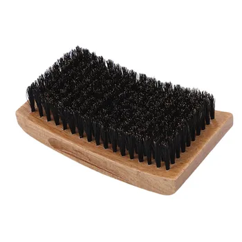 

Square Natural Boar Bristle Beard Brush For Men Bamboo Face Massage That Works Wonders To Comb Beards And Mustache