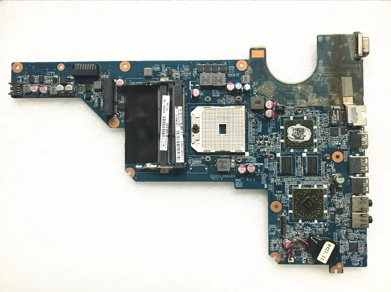 Материнская плата для ноутбука 649950-001 DA0R23MB6D1 D0 hp pavilion g4 g6 g7 HD 6470 DDR3 G7-1000 R23 Socket FS1 |