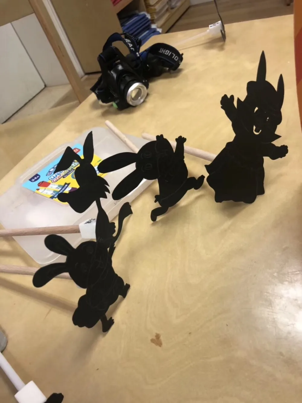 Креативные игрушки DIY Shadow Puppets театральный детский Сказочный проектор художественная игрушка для рукоделия Обучающий набор рукоделия для детской семейной игры