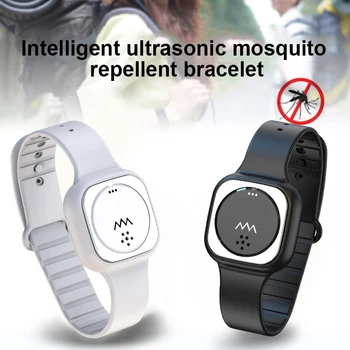 

2020 NEW Ultrasonic Anti Mosquito Smart Bracele Insect Pest Bugs Repellent Repeller Smart Watch Outdoor Anti Mosquito Smart Band