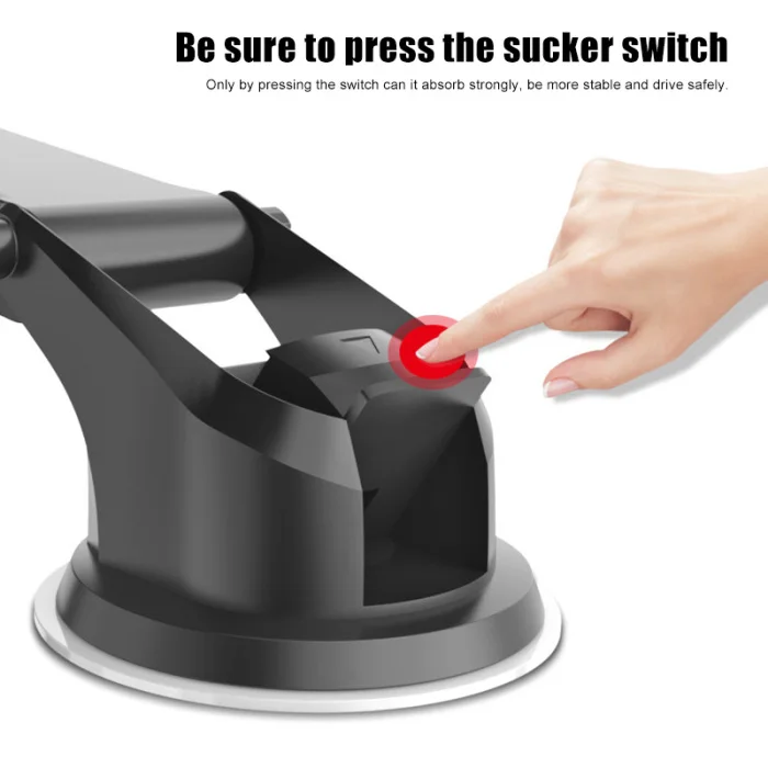 Телескопическая присоска гравитационный автомобильный держатель телефона присоска для лобового стекла приборной панели смартфона TD326